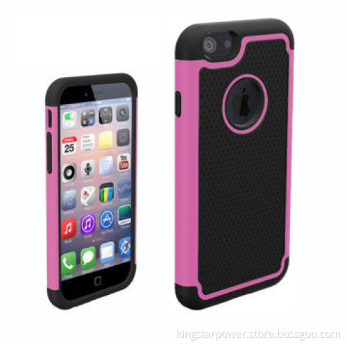 PC silicone case for iPhone 6, football veins
